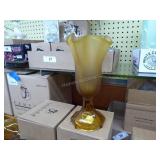 Box Fenton glass - amber color Box Fenton glass - amber color