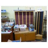 Floor standing display cabinet - approx. 76"H x 4 Floor standing display cabinet - approx. 76"H x 4