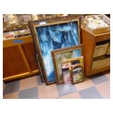 Group framed pictures 40" x 28" and smaller Group framed pictures 40" x 28" and smaller