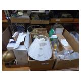 5 boxes lamp parts (some AS IS)