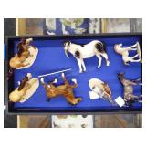 Hagen-Renaker horse figurines (Prancing Belgian & Hagen-Renaker horse figurines (Prancing Belgian &
