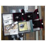 Tray of jewelry - cross is sterling Tray of jewelry - cross is sterling