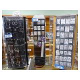 Display rack & jewelry contents (some sterling) Display rack & jewelry contents (some sterling)