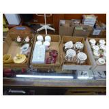 Center shelf: 4 boxes dishes Center shelf: 4 boxes dishes