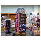 Revolving display w/ contents (key rings) Revolving display w/ contents (key rings)