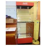 Coca-Cola display case - 77"H x 29"W x 18"D