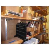 Lot: 3 shelves display items Lot: 3 shelves display items