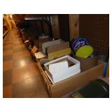 Bottom shelf: display hooks & misc. Bottom shelf: display hooks & misc.