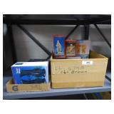 2 boxes Artmark vases & figurines