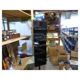 Revolving display rack 66"H