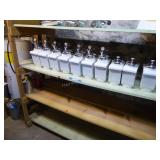 20 porcelain w/ chrome dispensers (most chipped/cr 20 porcelain w/ chrome dispensers (most chipped/cr