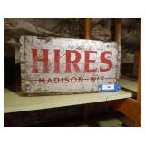 Hires Root beer crate Hires Root beer crate