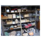 Contents of 5 shelves: electrical items - hardware Contents of 5 shelves: electrical items - hardware