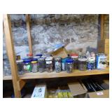 Shelf of nails, screws, etc. Shelf of nails, screws, etc.