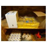 Paper towel dispenser & plexiglass display rack Paper towel dispenser & plexiglass display rack
