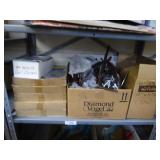 Doll stands & plastic doll covers (lot) Doll stands & plastic doll covers (lot)