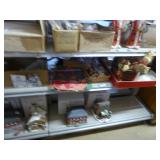 3rd shelf: Christmas decor items 3rd shelf: Christmas decor items
