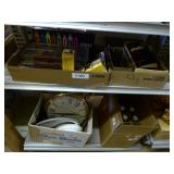 2 boxes: pens - brushes - paints - craft items 2 boxes: pens - brushes - paints - craft items