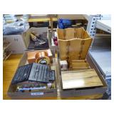 2 boxes wooden wares - some AS IS 2 boxes wooden wares - some AS IS
