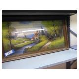 Gunderson signed pastel -31.5" x 17.5"