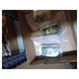 3 vintage glass paper weights (lot) 3 vintage glass paper weights (lot)