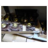 3 boxes wood ashtrays decorated w/ bears & others 3 boxes wood ashtrays decorated w/ bears & others