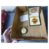 Stopwatch & pocket watch (stopwatch not running) Stopwatch & pocket watch (stopwatch not running)