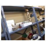 Shelving unit of knick knacks Shelving unit of knick knacks