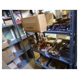 Shelving unit of northwoods decor items: deer - be Shelving unit of northwoods decor items: deer - be