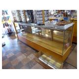 Lighted glass display - 96"W x 39"H x 21"D Lighted glass display - 96"W x 39"H x 21"D