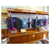 Display cabinet - 12ft L x 32in H at front ; 91in Display cabinet - 12ft L x 32in H at front ; 91in