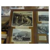 2 framed mining photos - 24" x 20"