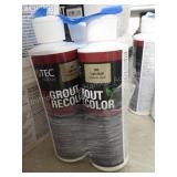 (3) 8oz bottles of grout recolor (light buff)