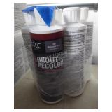 (5) 8oz bottles of grout recolor (dehorean grey)