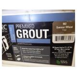 (2) 10lb tubs premixed grout (summer wheat)