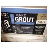 (2) 10lb tubs premixed grout (light buff)