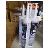 4 tubes unsanded caulk (charcoal grey)