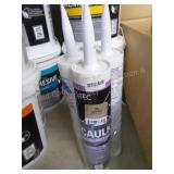 4 tubes unsanded caulk (light buff)