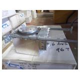 Recessed 4" new cons. Can lights (air tight) 6 per