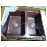 Double copper sink