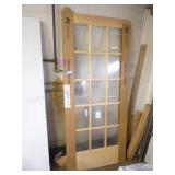 Jeldwen 36x83-15 lite wood slab