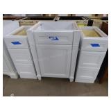 Cardell 24" norton snowdrift w/2-12" drawer units