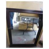 Glacier bay crimson 25.6"x31.8" mirror