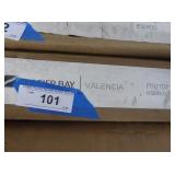 Glacier bay crimson 25.6"x31.8" mirror