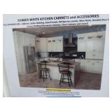 Shaker White Kitchen cabinet set 18pc