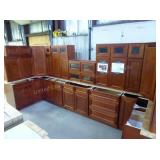 York Cherry kitchen cabinet set 23pc