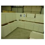 Shaker White kitchen cabinet set 14pc
