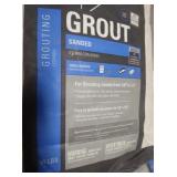 Tec Skil set sanded grout espresso 25lb bags x20