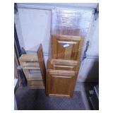 Misc hickory cabinet doors (7 pcs)