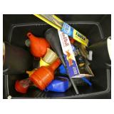 Tote of Funnels an Wiper Blades